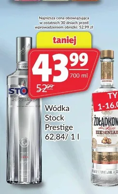 Wódka Stock Prestige promocja w Prim Market