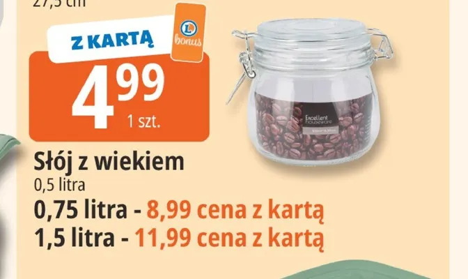 Słój z wiekiem promocja w Leclerc