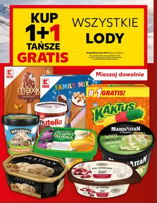 Lody wodne Kaktus 9-pak promocja w Kaufland