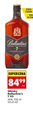 Whisky Ballantine's 7 YO promocja w Biedronka