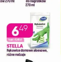 Rękawice domowe aloesowe Stella promocja w Drogerie Koliber