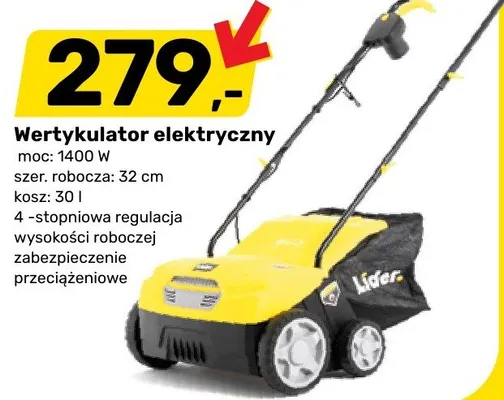 Wertykulator elektryczny promocja w Bricomarche