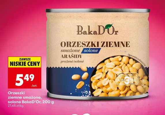 Orzeszki ziemne smażone, solone promocja w Biedronka