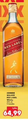 Whisky Johnnie Walker Red Label 40% alk. promocja w Kaufland