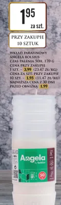 Wkład parafinowy 50 h Angela promocja w Dino