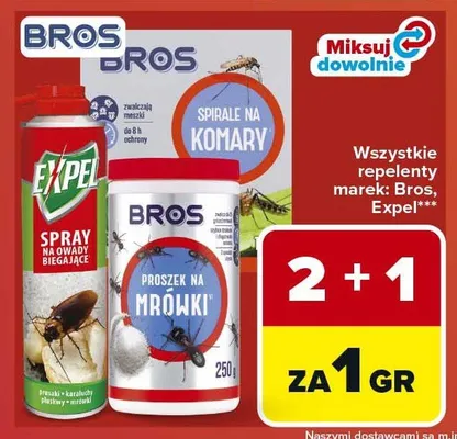 Proszek na mrówki Bros promocja w Carrefour Market