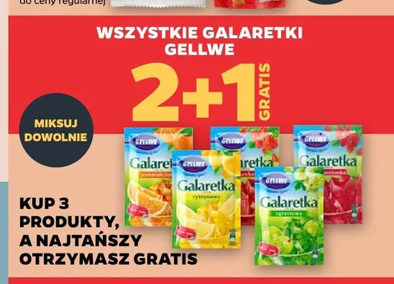 Galaretki Gellwe promocja w Netto