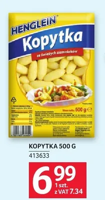 Kopytka Henglein promocja w Selgros