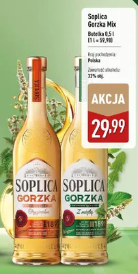 Wódka Soplica Gorzka Mix promocja w Aldi