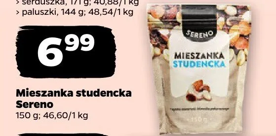 Mieszanka studencka promocja w Netto