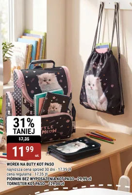 Tornister Kot Paso promocja w bi1
