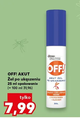 Żel po ukąszeniu OFF! Akut promocja w Kaufland