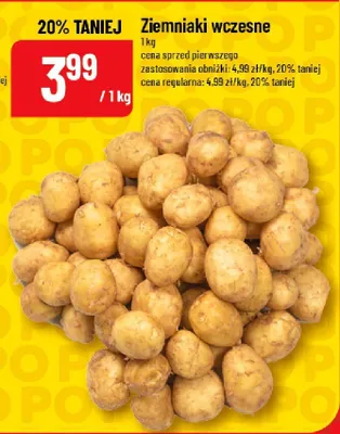 Ziemniaki wczesne promocja w POLOmarket