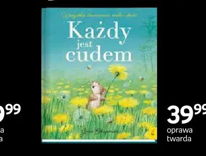 Książka Każdy jest cudem oprawa twarda promocja w Dzień Dziecka