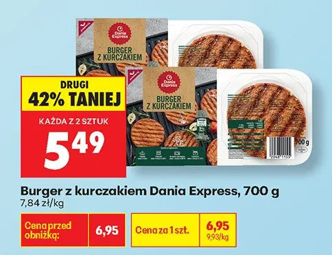 Burger z kurczakiem promocja w Biedronka