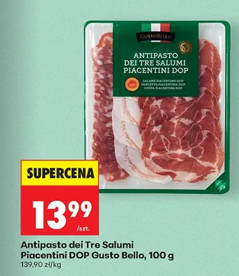 Antipasto dei tre salumi piacentini DOP promocja w Biedronka
