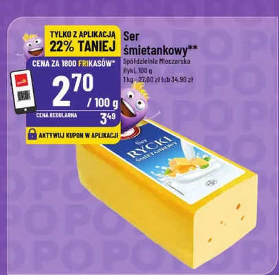 Ser śmietankowy Rycki promocja w POLOmarket