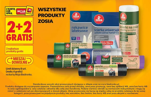 Worki na śmieci promocja w Biedronka