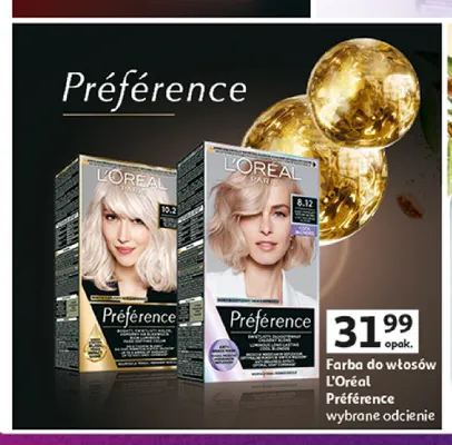 Farba do włosów L'Oréal Paris Préférence 8,12 promocja w Auchan