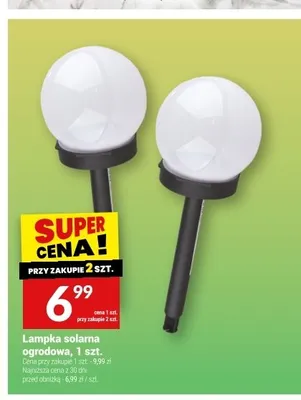 Lampka solarna ogrodowa promocja w Twój Market