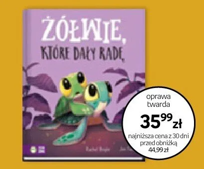 Książka Żółwie które dały radę oprawa twarda promocja w Empik
