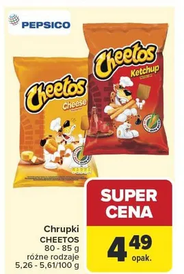 Chrupki Cheetos Cheese promocja w Carrefour
