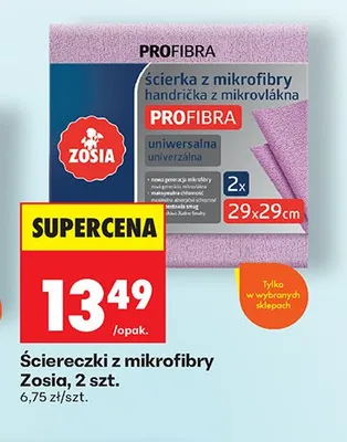 Ściereczki z mikrofibry Zosia promocja w Biedronka