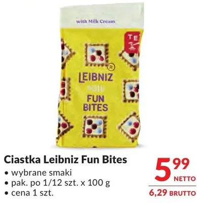 Ciastka Leibniz Fun Bites promocja w Makro