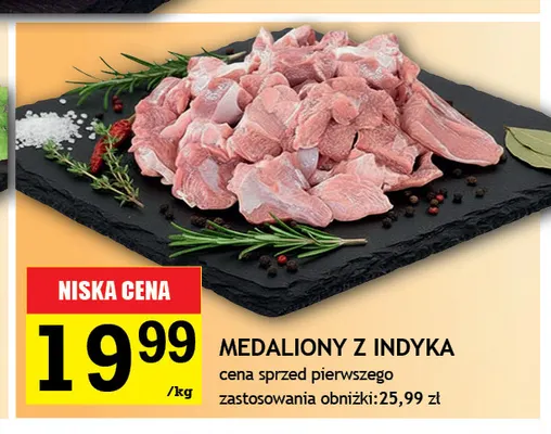 Medaliony z indyka promocja w Gram Market