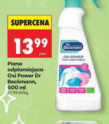 Piana odplamiająca Oxi Power Dr. Beckmann promocja w Biedronka