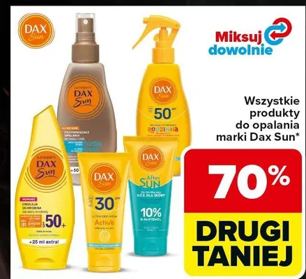 Produkty do opalania Dax Sun promocja w Carrefour Market
