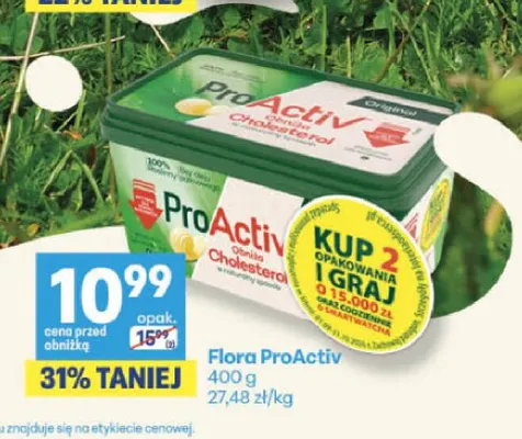 Margaryna Flora ProActiv promocja w Delikatesy Centrum
