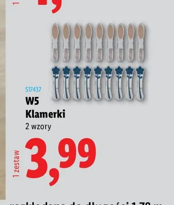 Klamerki W5 promocja w Lidl