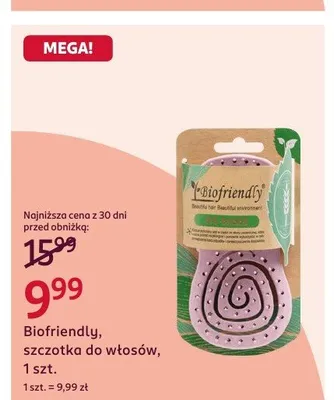 Szczotka do włosów Biofriendly promocja w Rossmann