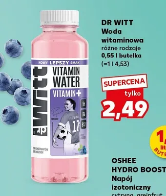 Woda witaminowa Dr Witt promocja w Kaufland