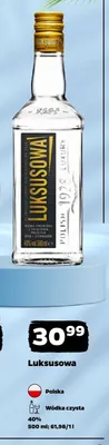 Wódka czysta Luksusowa promocja w Netto