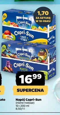 Napój Capri-Sun promocja w Netto
