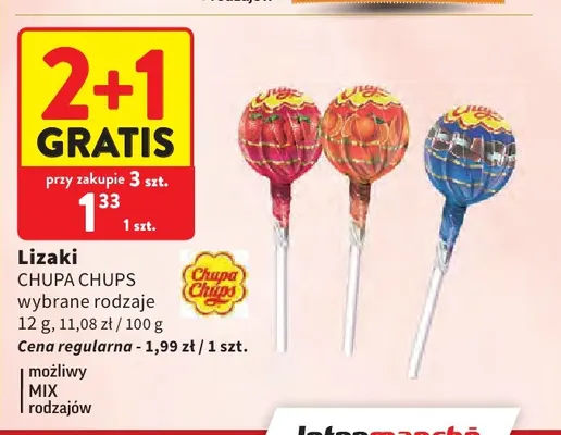 Lizak Chupa Chups promocja w Intermarche