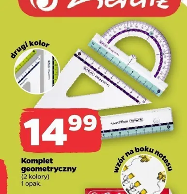Komplet geometryczny Herlitz promocja w Netto