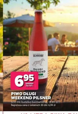 Piwo Długi Weekend Pilsner promocja w Stokrotka