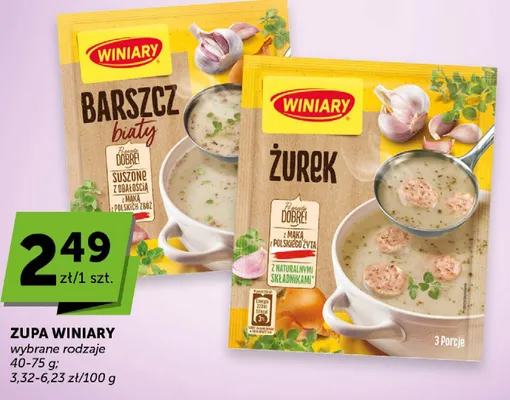 Zupa wybrane rodzaje promocja w Euro Sklep