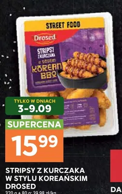Stripsy z kurczaka w stylu koreańskim Drosed promocja w Stokrotka