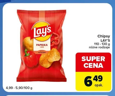Chipsy Lay's promocja w Carrefour Express