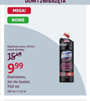 Żel do toalet Domestos promocja w Rossmann