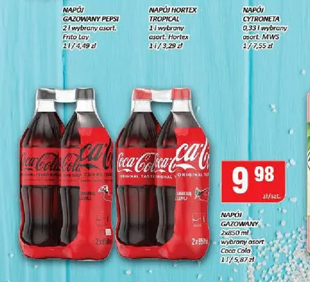 Napój gazowany Coca-Cola 2-pak promocja w Chorten