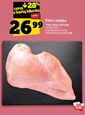 Filet z indyka promocja w TOPAZ