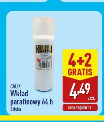 Wkład parafinowy Calix 64h promocja w Aldi