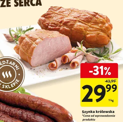 Szynka królewska promocja w Intermarche