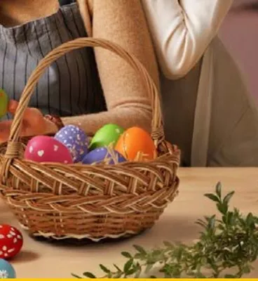 Koszyk ok. 20 × 14 × 20 cm promocja w Lidl