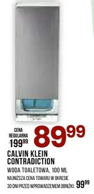 Woda toaletowa Calvin Klein Contradiction promocja w Drogerie Natura